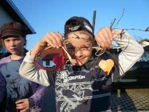 Die Überbleibsel der Herzerl-Aktion vom Herbst 2013 wurden verarbeitet.