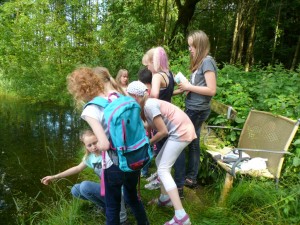 Auch am Weiher versuchten wir unser Glück