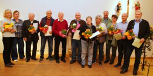 Die Geehrten bei der Frühjahrsversammlung 2026